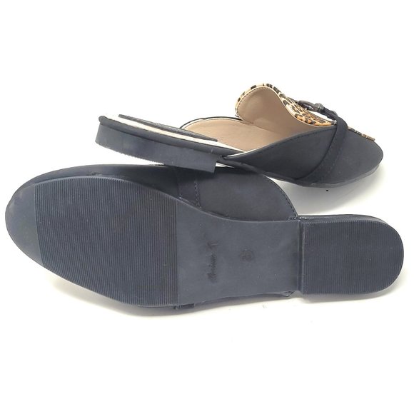 Women's Slip On Flat Slide Mules, M-3005, Camel - Picture 4 of 4